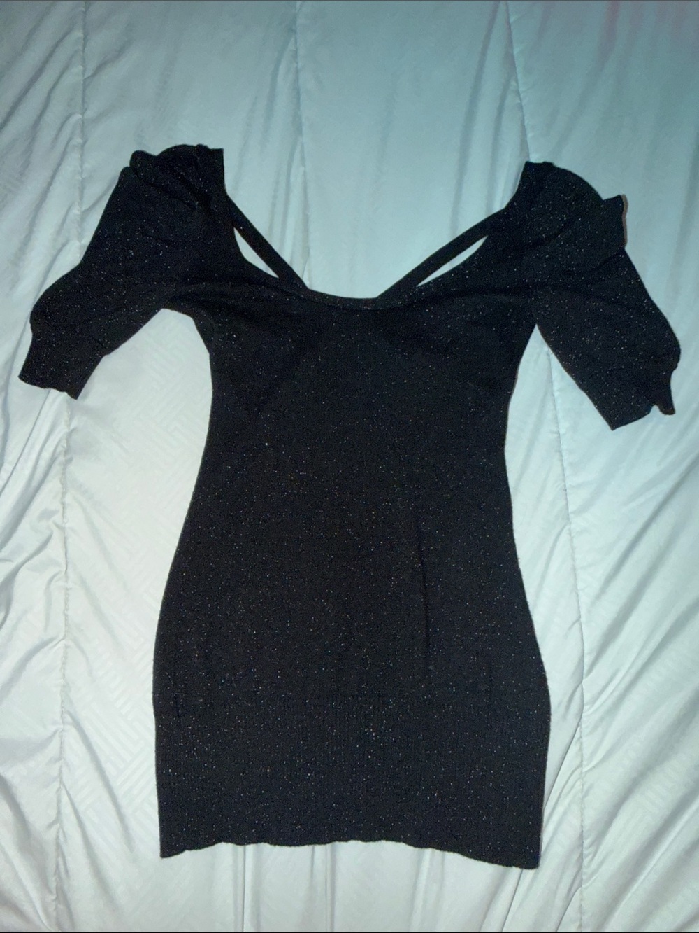 Guess Black Sparkle Knit shirt
